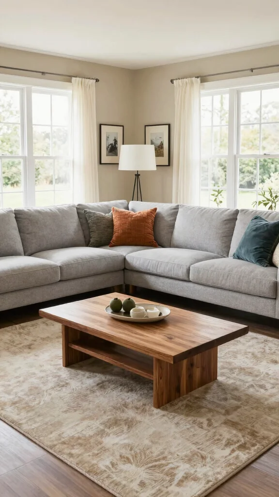 11 7-Seater Sofa Set Ideas for Large Living Rooms and Open-Plan Spaces - 1. The Elegant L-Shaped Sectional 1