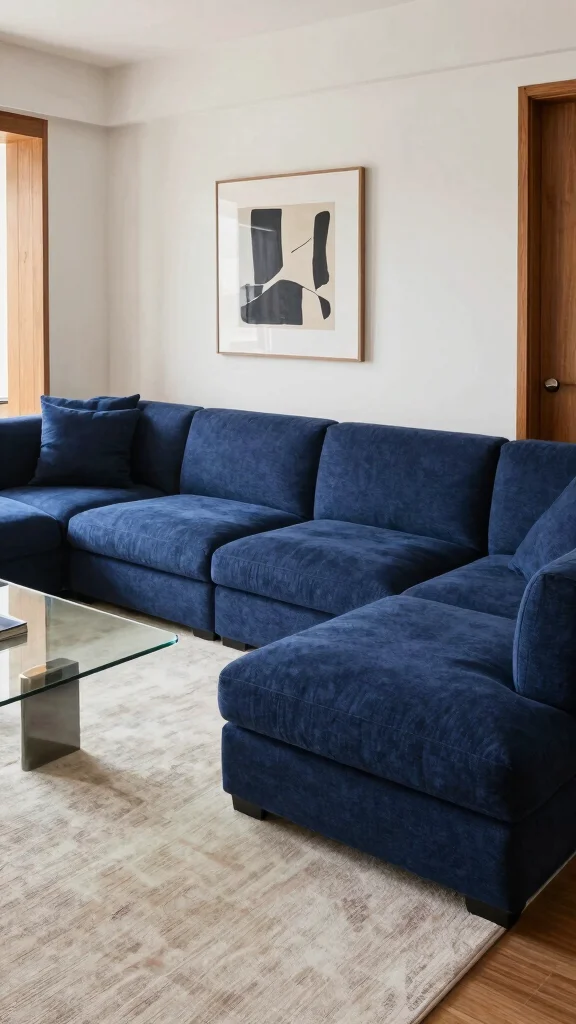 11 7-Seater Sofa Set Ideas for Large Living Rooms and Open-Plan Spaces - 2. The Chic Modular Design 1