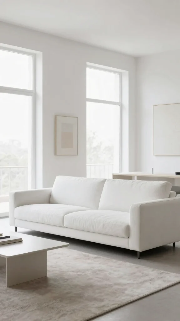 11 7-Seater Sofa Set Ideas for Large Living Rooms and Open-Plan Spaces - 7. The Modern Minimalist Sofa 1