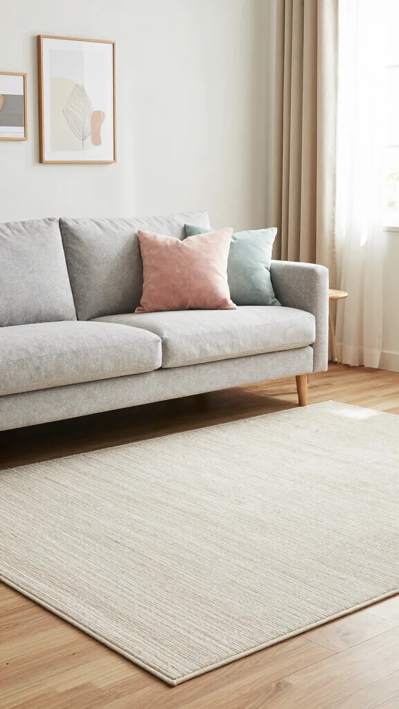 11 8x10 Rug Living Room Placement Ideas for a Well-Proportioned Space - 8. Consider the Color Palette 1