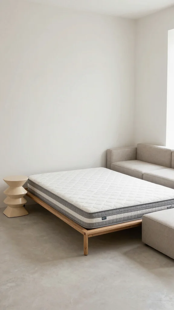 11 Bedroom Ideas Without a Bed Frame for a Low Minimal Look - 7. Use Modular Furniture 1