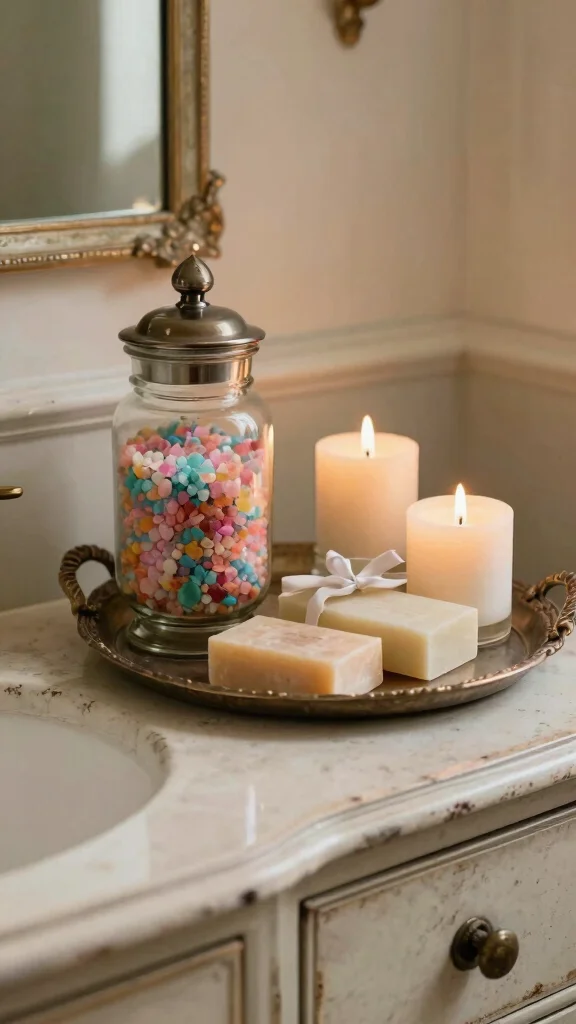 11 Old Money Bathroom Ideas for a Timeless Refined Luxurious Interior - 9. Vintage Accessories: Character & Charm 1