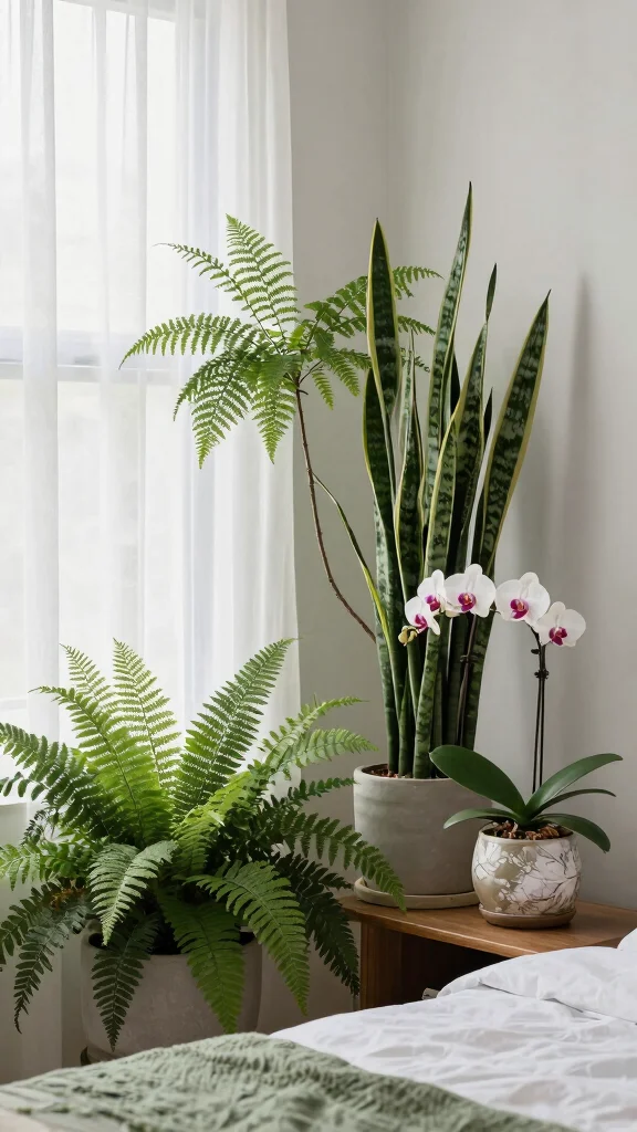 11 Old Money Bedroom Ideas for a Timeless Refined Luxurious Interior - 10. Greenery and Nature 1