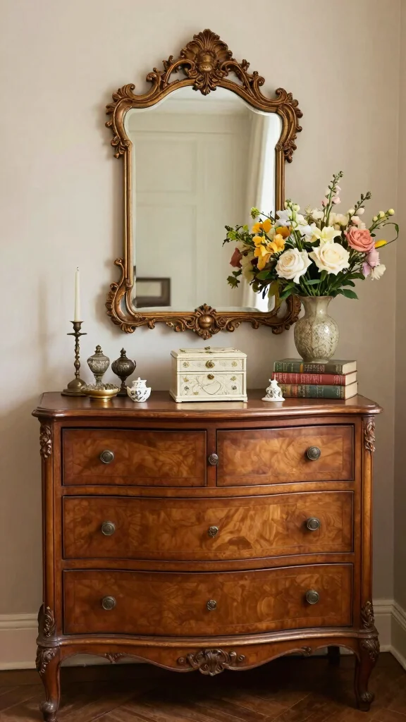 11 Old Money Bedroom Ideas for a Timeless Refined Luxurious Interior - 7. Vintage Accessories 1