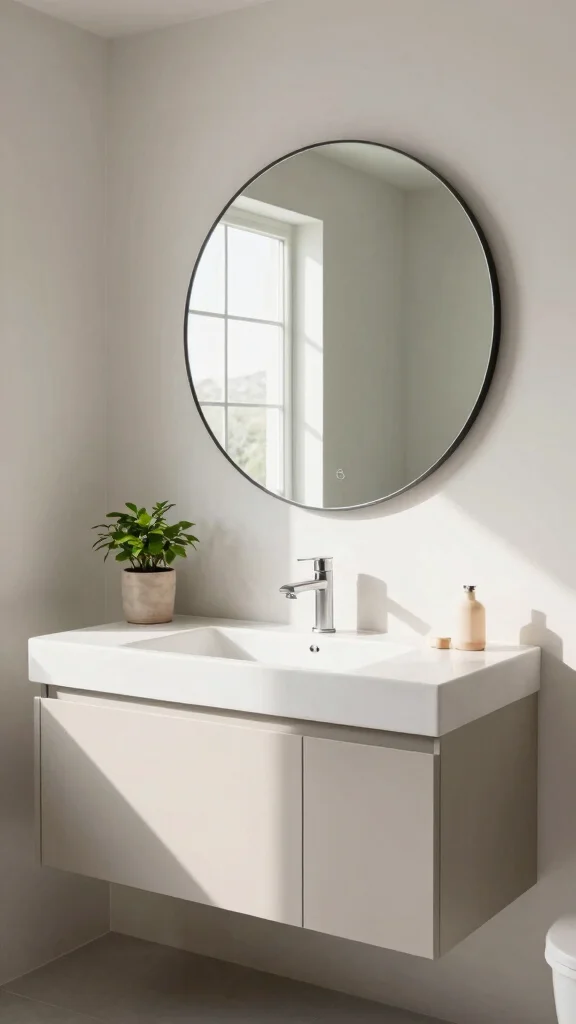 11 Rectangular Bathroom Ideas for a Functional Well-Planned Layout - 4. Utilize Mirrors for Light and Space 1
