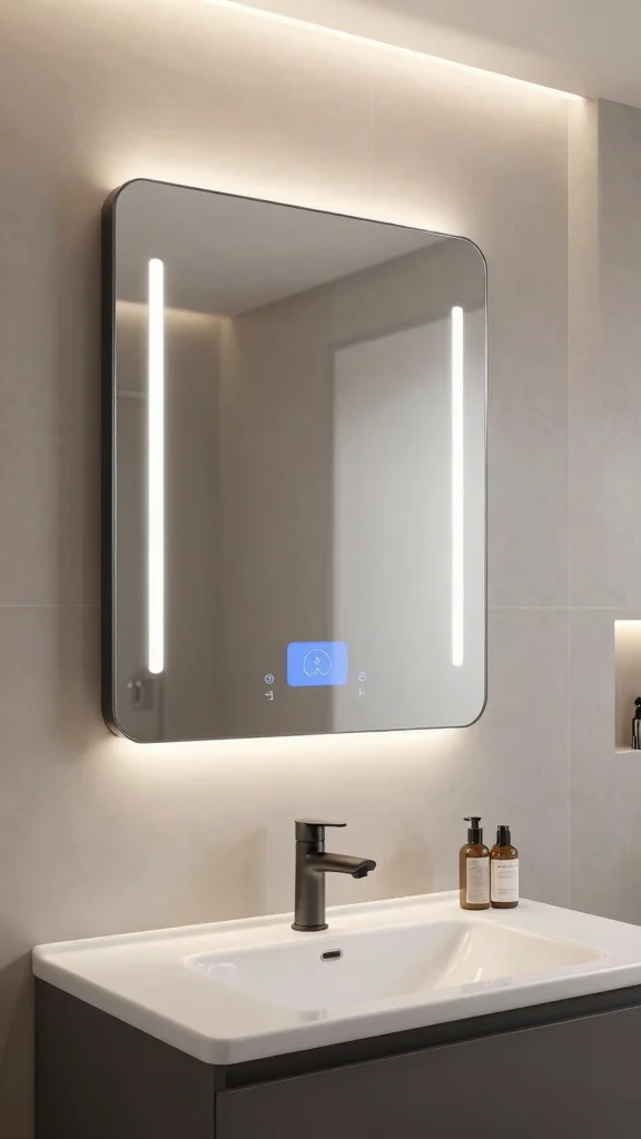 11 Rectangular Bathroom Ideas for a Functional Well-Planned Layout - 5. Incorporate Smart Technology 1