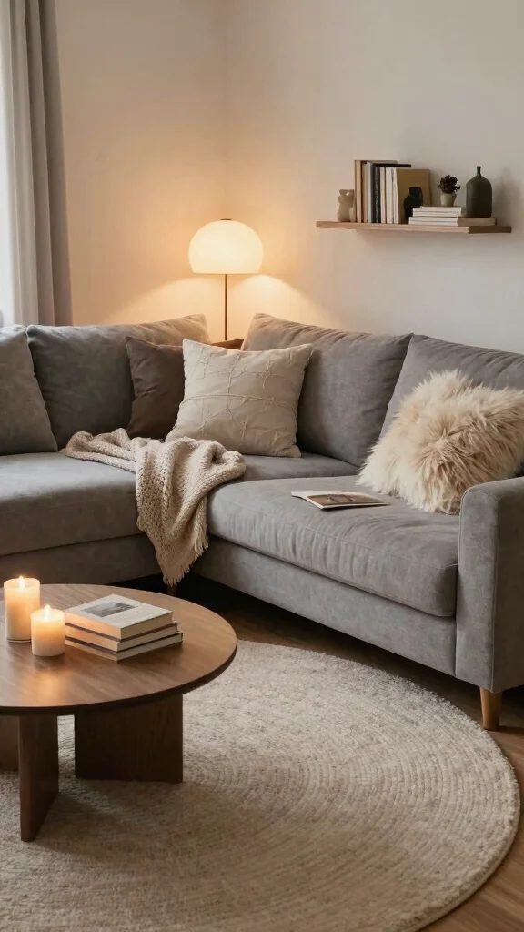 11 U-Shape Sofa Living Room Ideas for Maximum Seating and Comfort - 3. Cozy Corner Arrangements 1