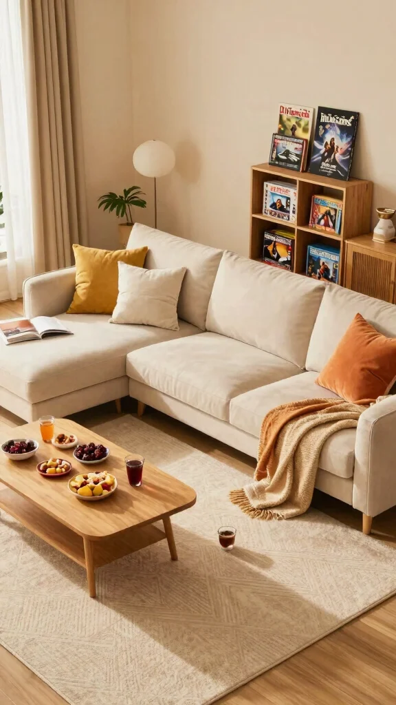 11 U-Shape Sofa Living Room Ideas for Maximum Seating and Comfort - 7. Inviting Family Gatherings 1