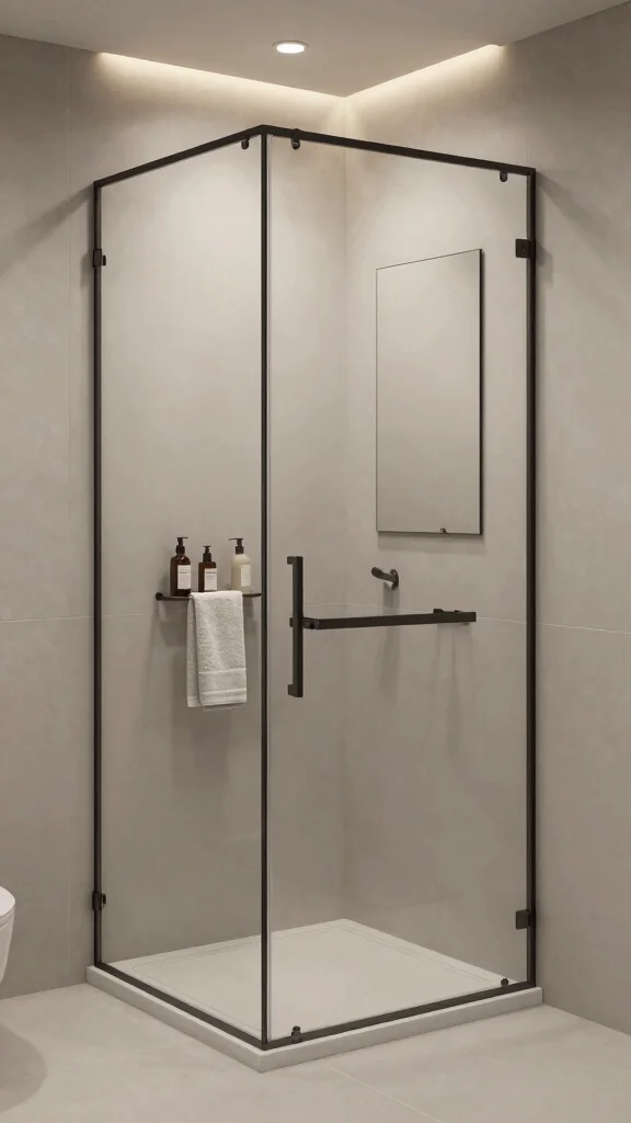 11 Under-Staircase Bathroom Ideas for a Clever Compact Space - 2. Minimalist Shower Space 1