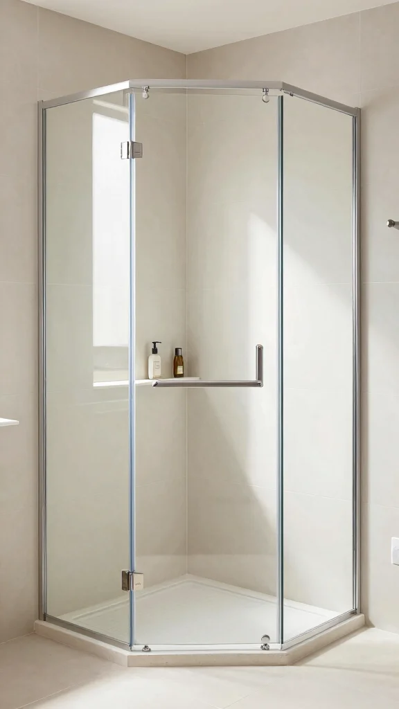 11 Under-Staircase Bathroom Ideas for a Space-Smart Compact Room - 5. Glass Enclosure for an Open Feel 1