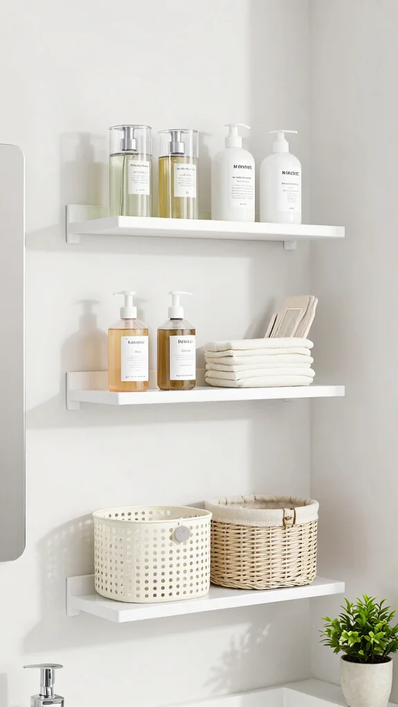 12 Aesthetic Bathroom Ideas for a Styled Mood-Board Space - 11. Smart Storage Solutions 1