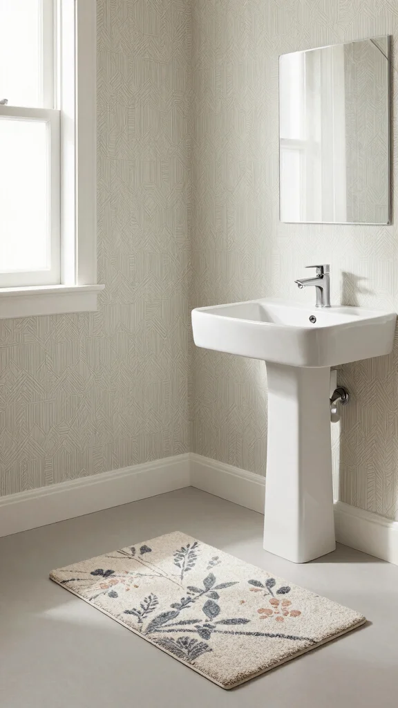 12 Aesthetic Bathroom Ideas for a Styled Mood-Board Space - 9. Subtle Patterns 1