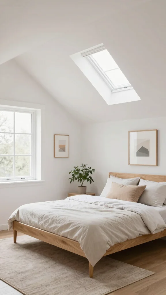 12 Attic Bedroom Ideas for a Cozy Character-Rich Sleep Space - 8. Scandinavian Simplicity 1