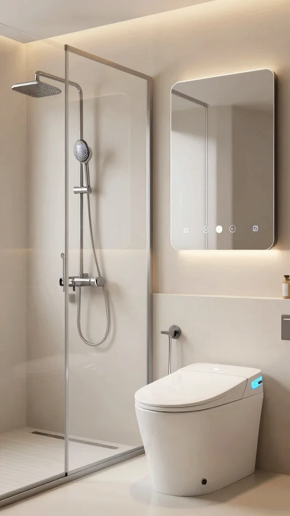 12 Bathroom Design Trends for 2026 to Watch and Try - 5. Smart Technology 1