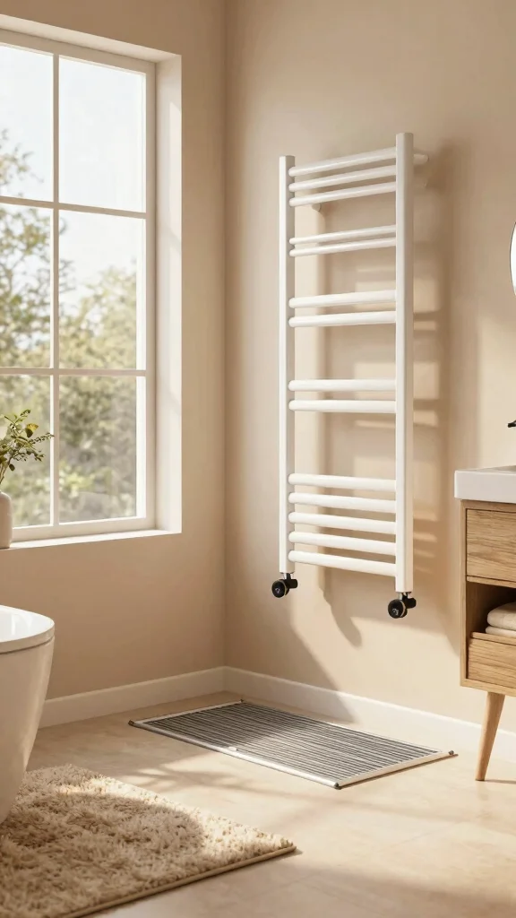 12 Bathroom Design Trends for 2026 to Watch and Try - 8. Sustainable Heating Solutions 1