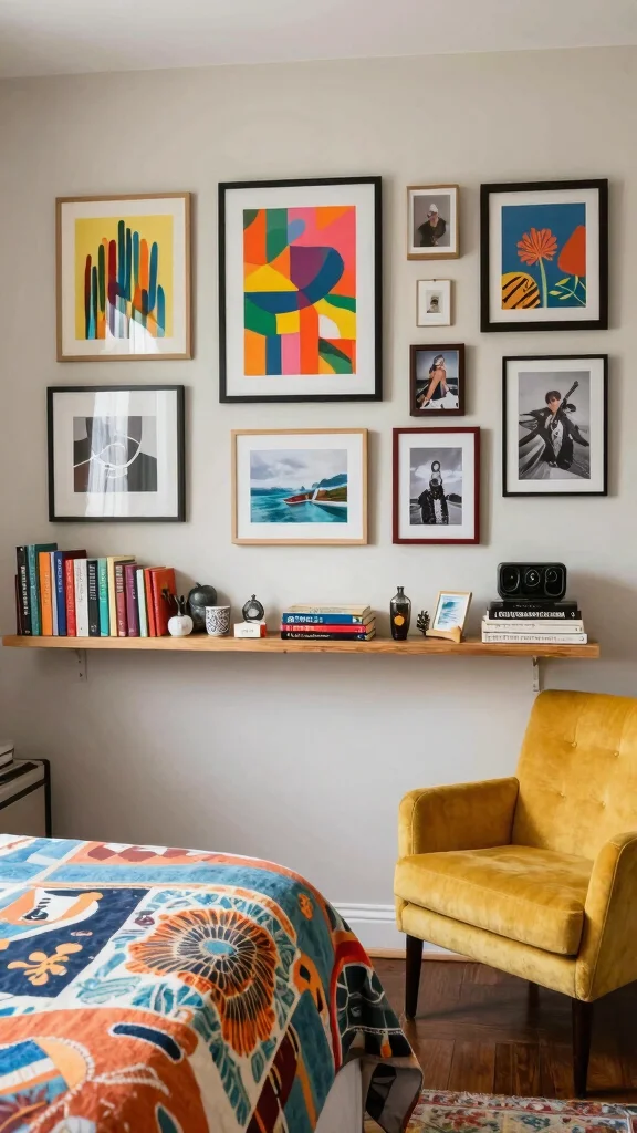 12 Bedroom Interior Design Ideas for a Polished Personal Space - 6. Personalized Decor Touches 1