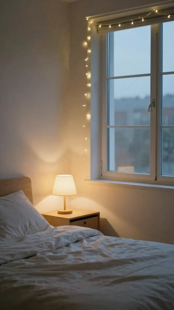 12 Bedroom Interior Design Ideas for a Polished Personal Space - 7. Warm Lighting Choices 1