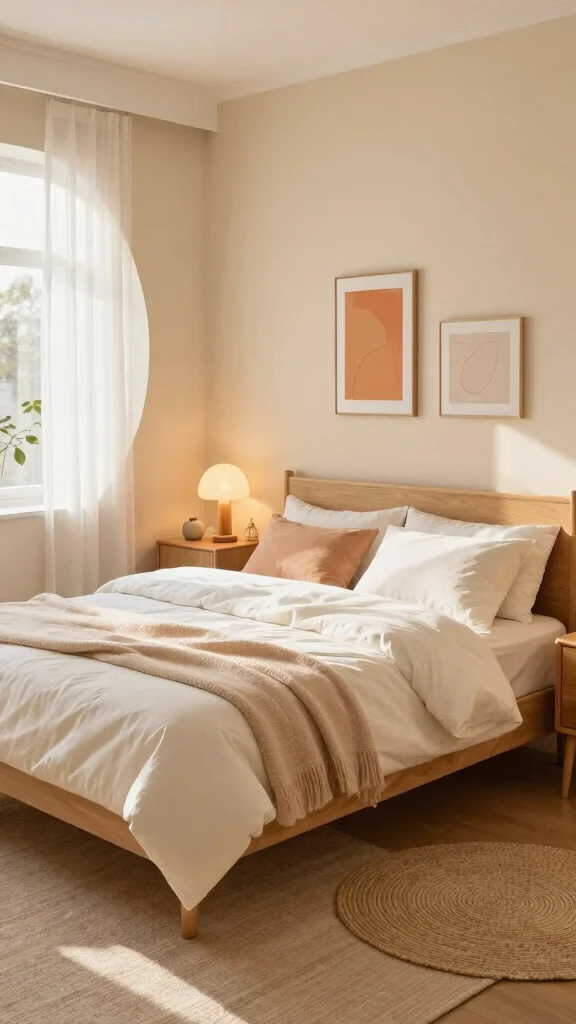 12 Cozy Small Bedroom Ideas That Feel Bigger and More Beautiful - 1. Embrace Warm Color Palettes 1
