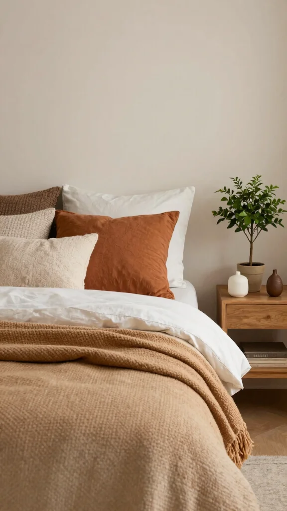 12 Cozy Small Bedroom Ideas That Feel Bigger and More Beautiful - 12. Use Seasonal Decor to Refresh Your Space 1