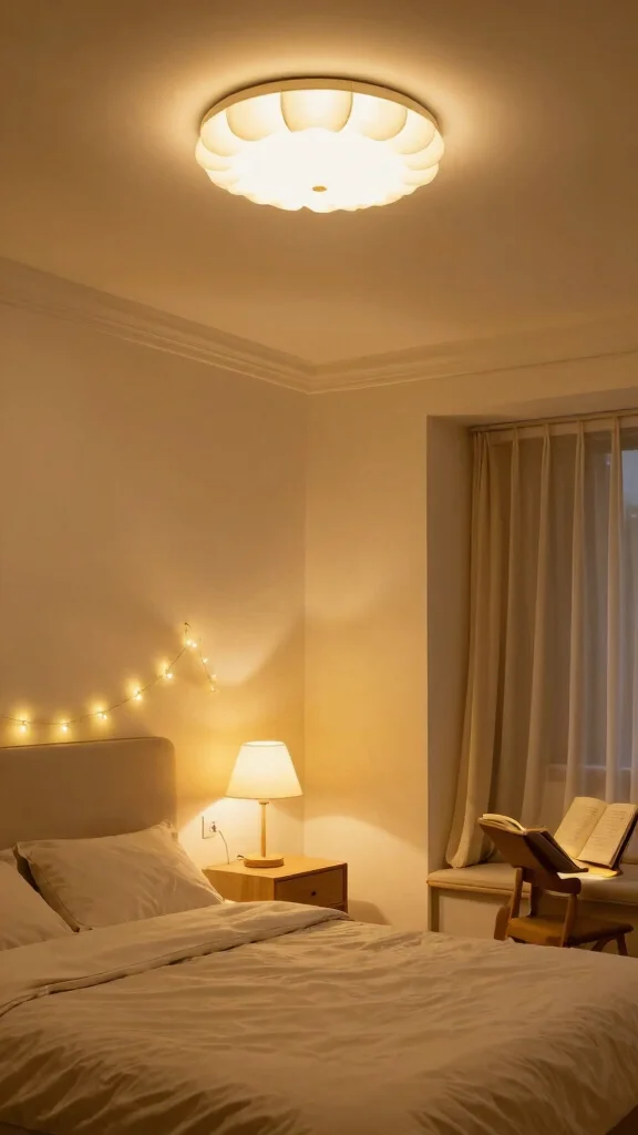 12 Cozy Small Bedroom Ideas That Feel Bigger and More Beautiful - 5. Light Up Your Space with Layered Lighting 1