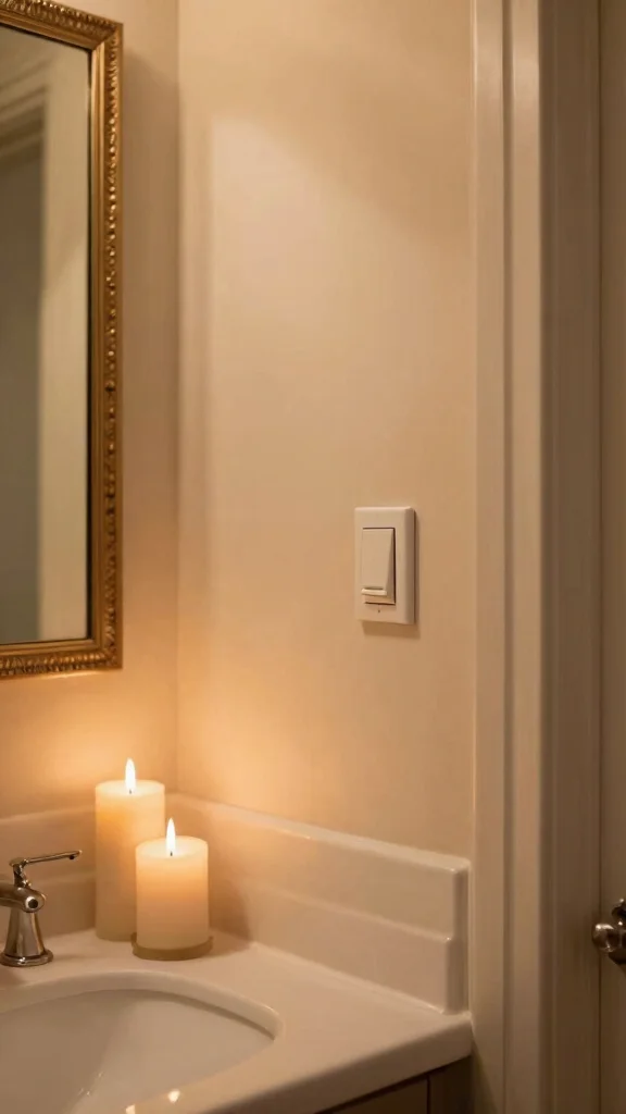 12 DIY Bathroom Ideas for a Custom Budget-Friendly Refresh - 11. Add a Dimmer Switch 1