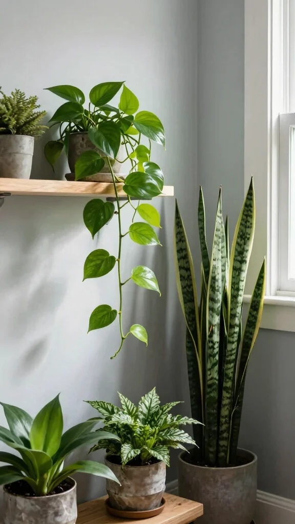 12 DIY Bathroom Ideas for a Custom Budget-Friendly Refresh - 2. Go Green with Plants 1