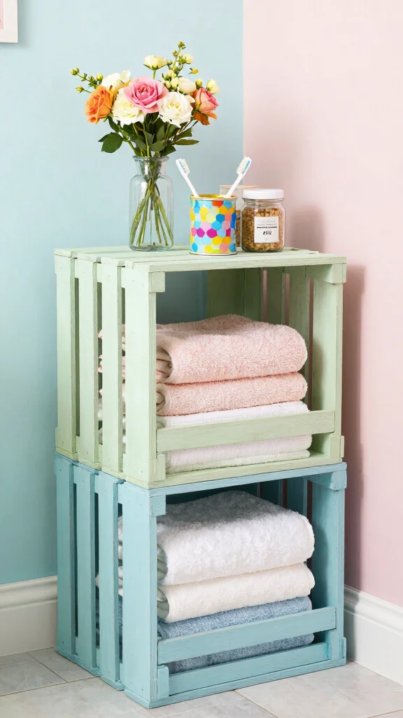 12 DIY Bathroom Ideas for a Custom Budget-Friendly Refresh - 3. DIY Upcycled Storage Solutions 1