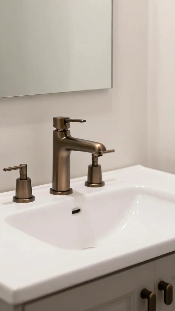 12 DIY Bathroom Ideas for a Custom Budget-Friendly Refresh - 5. Upgrade Fixtures with a Fresh Coat 1