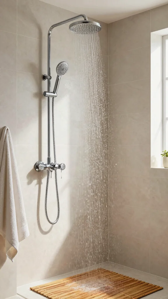 12 DIY Bathroom Ideas for a Custom Budget-Friendly Refresh - 6. Install a Rain Showerhead 1
