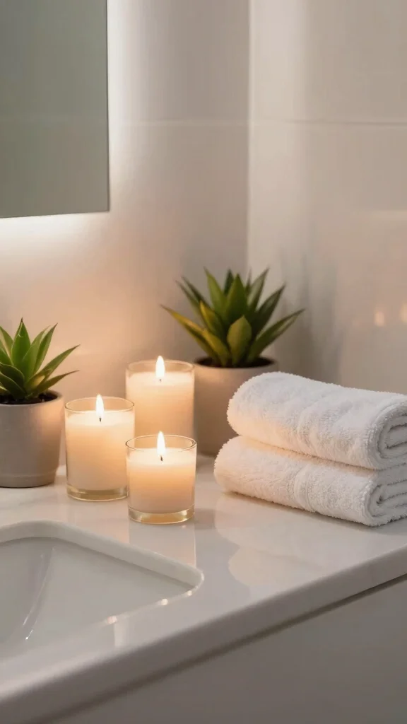 12 Easy Bathroom Ideas for a Quick Low-Effort Beautiful Refresh - 9. Create a Spa-Like Atmosphere 1