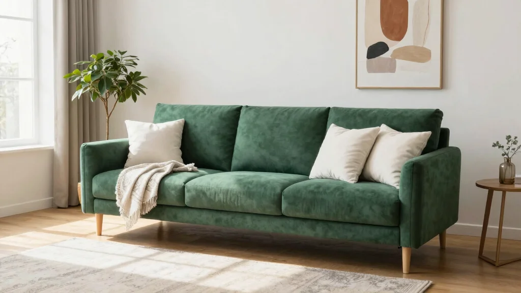 12 Green Sofa Living Room Ideas for a Fresh Bold Furniture Focal Point