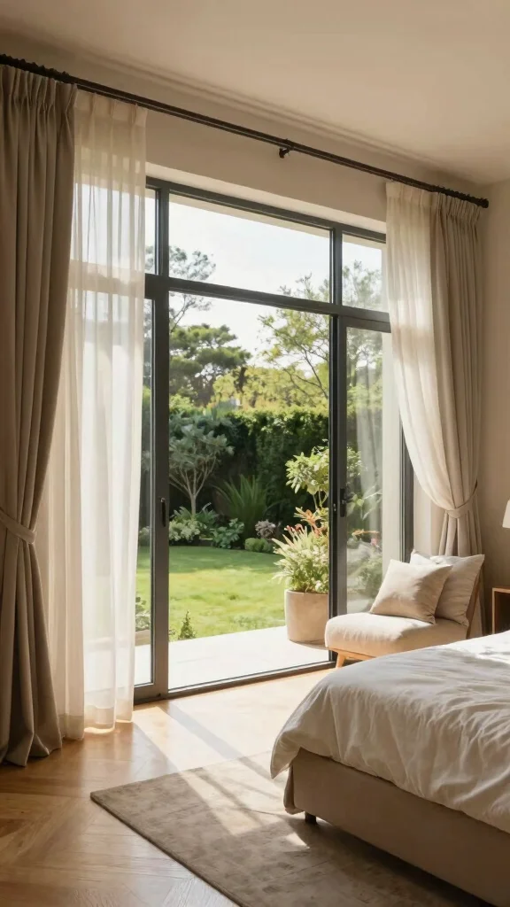 12 High Ceiling Bedroom Ideas for a Grand Luxurious Sleep Space - 1. Embrace the Light with Large Windows 1