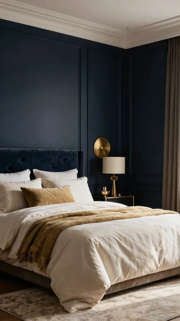 12 High Ceiling Bedroom Ideas for a Grand Luxurious Sleep Space - 10. Luxurious Color Palettes 1