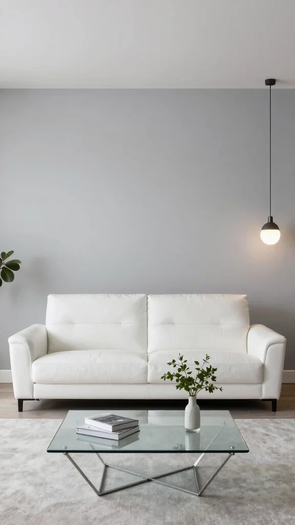 12 Leather Couch Living Room Ideas for a Warm Sophisticated Interior - 4. Minimalist Modern Vibes 1