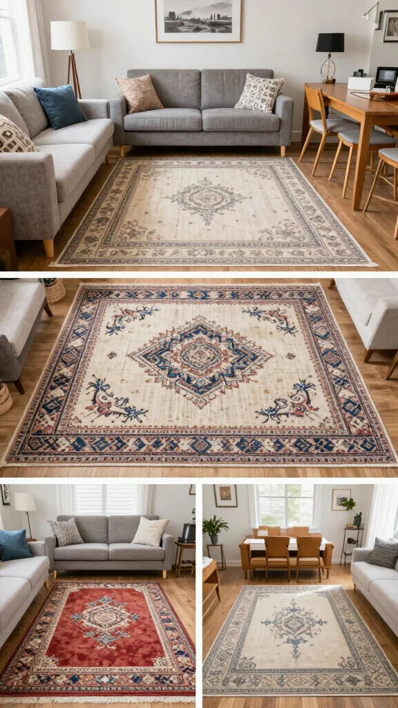 12 Living Room Rug Size Guide for 8x10 9x12 and Every Room Dimension - 6. Understanding Rug Placement: The Right Position Matters 1