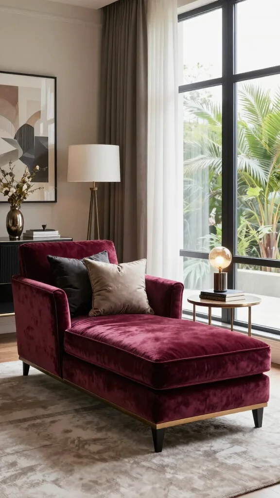 12 Living Room Seating Ideas for Flexible Comfortable Stylish Layouts - 5. Elegant Chaise Lounges for a Touch of Luxury 1
