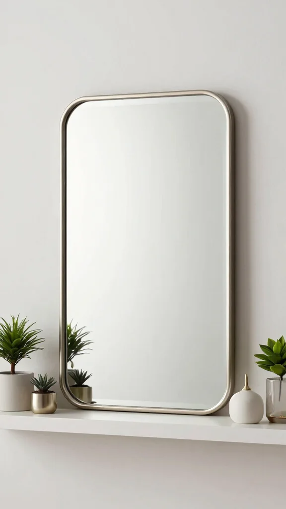 12 Living Room Shelf Decor Ideas for a Styled Curated Shelfie - 9. Use Mirrors for Depth 1