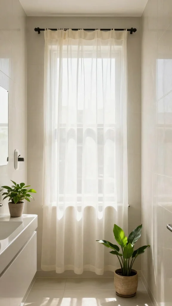 12 Long Narrow Bathroom Ideas for a Functional Beautiful Layout - 10. Natural Light Maximization 1