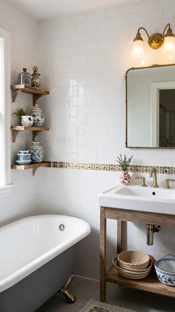 12 New Build Bathroom Concepts for a Personalised Stylish Finish - 2. Vintage Charm with Modern Touches 1