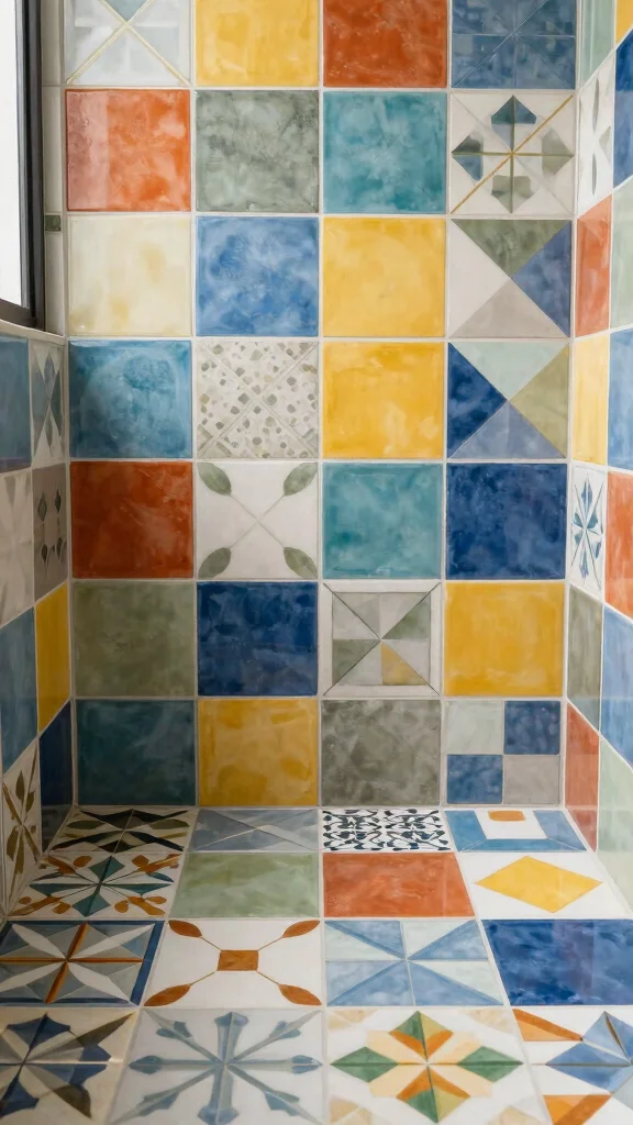 12 New Build Bathroom Concepts for a Personalised Stylish Finish - 4. Bold Tile Patterns 1