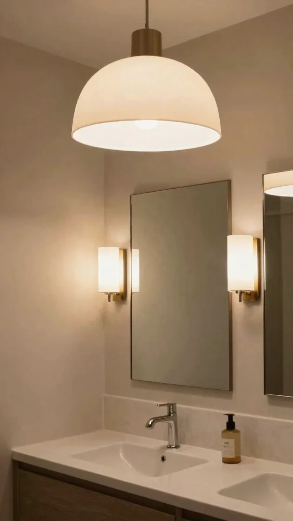 12 New Build Bathroom Concepts for a Personalised Stylish Finish - 7. Statement Lighting Fixtures 1