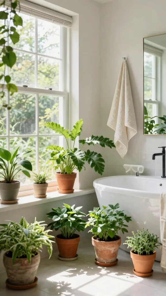 12 New Build Bathroom Concepts for a Personalised Stylish Finish - 8. Natural Elements: Bringing the Outdoors In 1