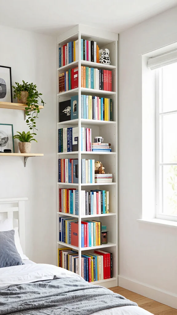 12 Queen Bed Small Bedroom Ideas for a Comfortable Stylish Layout - 4. Vertical Storage Solutions 1