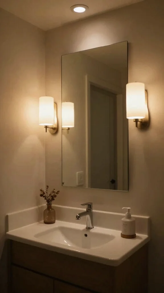 12 Quiet Luxury Bathroom Ideas for an Understated Elevated Interior - 7. Subtle Lighting for Ambiance 1