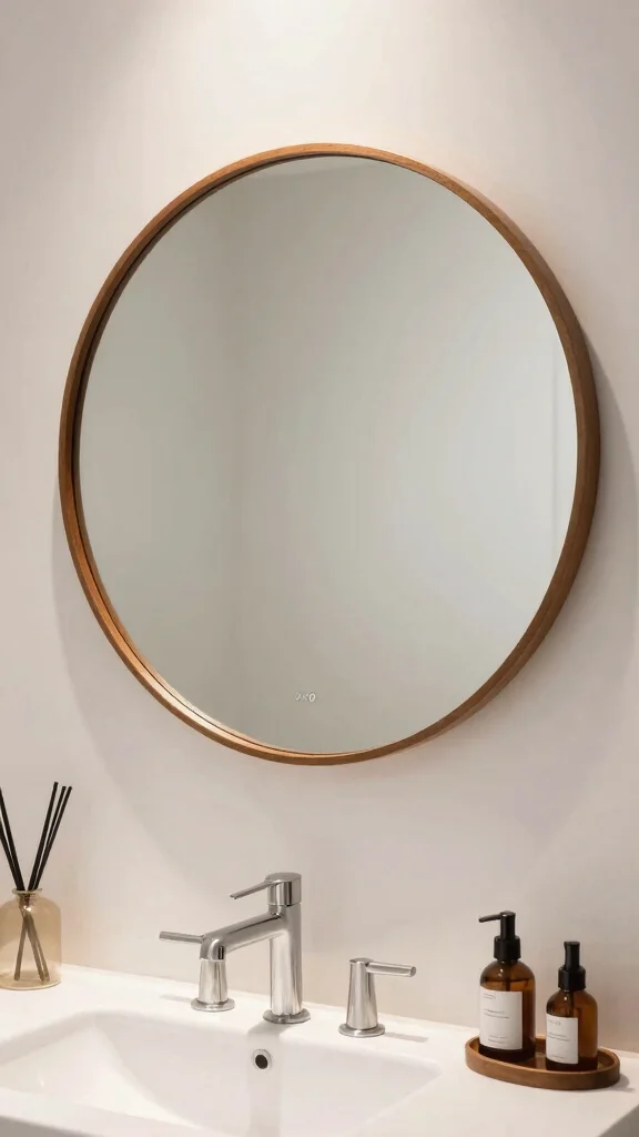 12 Quiet Luxury Bathroom Ideas for an Understated Elevated Interior - 8. Elegant Mirrors with Unique Frames 1