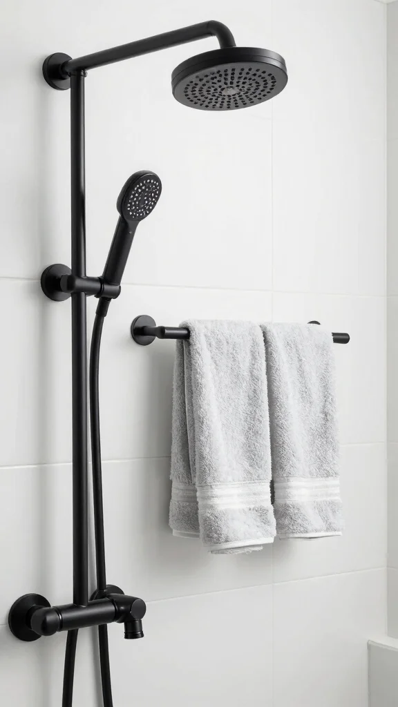 12 Simple Bathroom Ideas for a Clean Fuss-Free Beautiful Space - 5. Functional Yet Chic Fixtures 1
