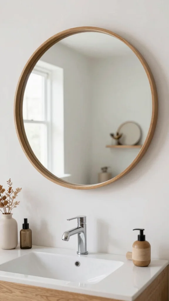 12 Simple Bathroom Ideas for a Clean Fuss-Free Beautiful Space - 7. Use of Mirrors 1