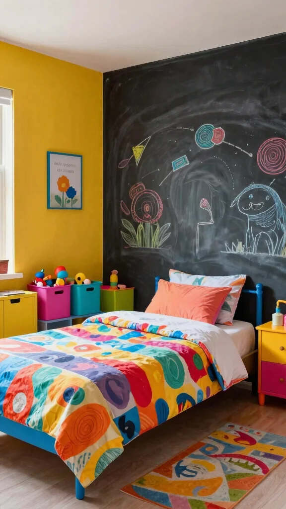 12 Twin Bed Bedroom Ideas for Kids, Teens, and Guest Rooms - 2. Colorful Playful Haven 1