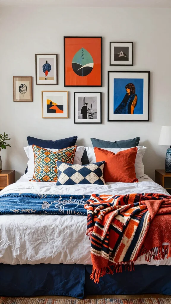 12 Twin Bed Bedroom Ideas for Kids, Teens, and Guest Rooms - 8. Eclectic Mix and Match 1