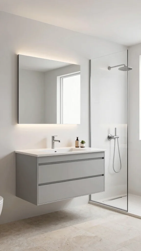 12 UK Modern Bathroom Ideas for a Sleek Contemporary Interior - 1. Minimalist Elegance 1